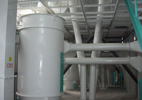 天津王經(jīng)理定購的面粉廠旋風(fēng)除塵器、布袋除塵器已發(fā)貨